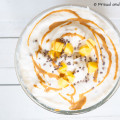 Sunny peach-mango protein fluff | Freud and Fries
